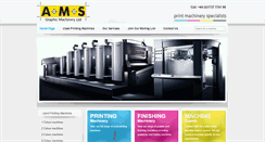 Desktop Screenshot of amsgraphicmachinery.co.uk