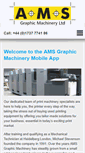 Mobile Screenshot of amsgraphicmachinery.co.uk
